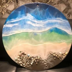 beach painting