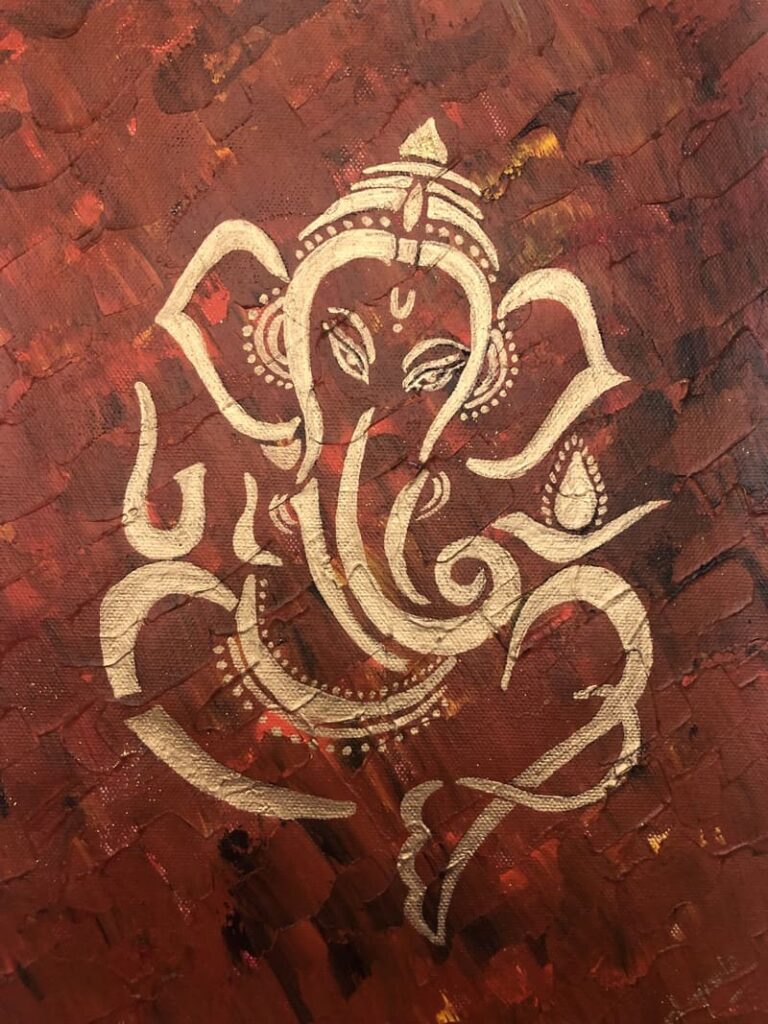 Ganesha wall art5