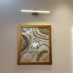 golden abstract art