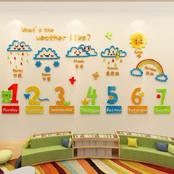 play school interior classroom