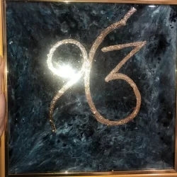 Framed Original gold leaf Ek Onkar Painting