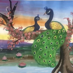 Peacock Painting