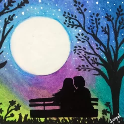 Romantic couple Painting