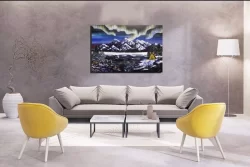 Aurora / Northern Lights Painting for wall decor