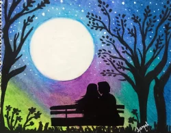 romantic couple paintings