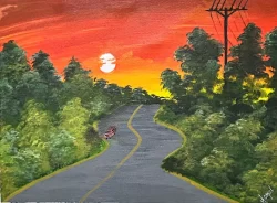 the sunset paintings