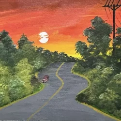 the sunset
