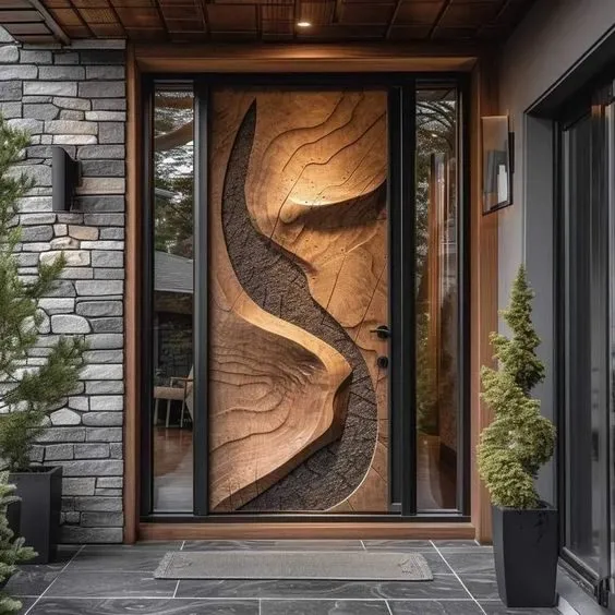 Designer entry door