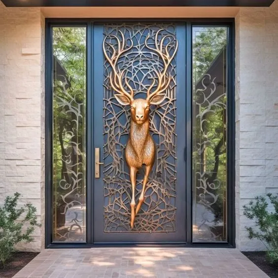 Designer entry door