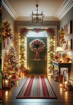 Garlands and Wreaths & Lighting