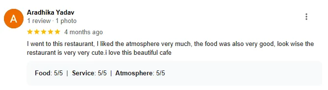 review for this and that cafe