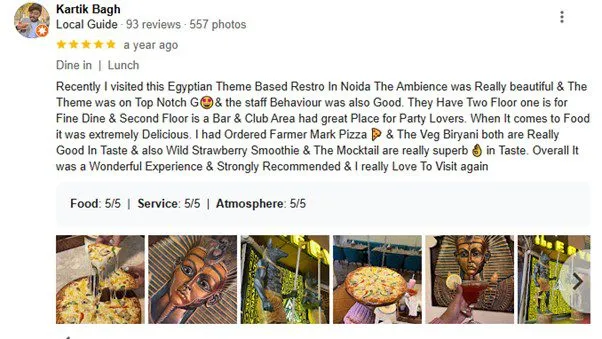 review for egypt restaurant