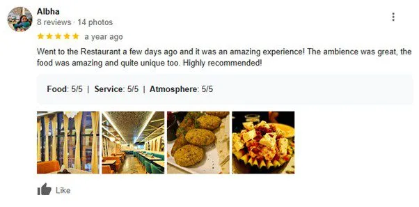 review for egypt restaurant