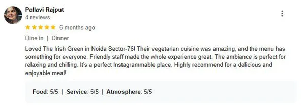 review for the irish green