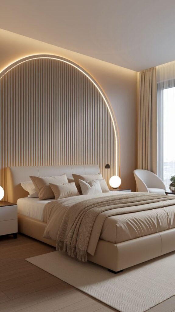 Modern Eclecticism bedroom design