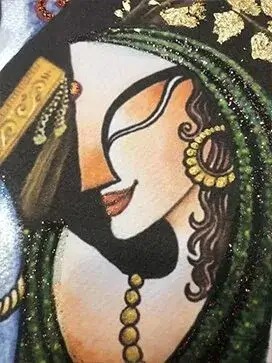 handmade radha krishna painting buy online
