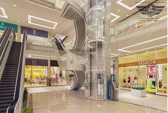 shopping mall interiors