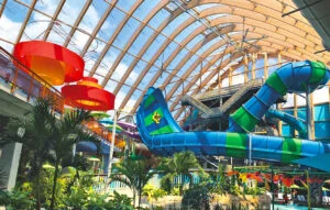 indoors and outdoor waterpark
