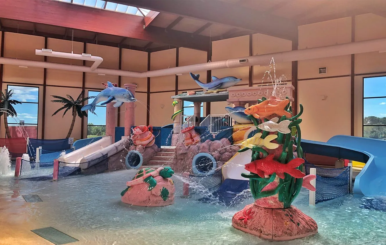 indoors and outdoor waterpark
