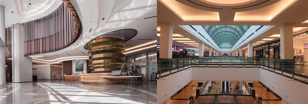 shopping mall interiors