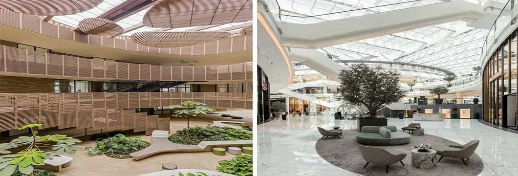 shopping mall interiors