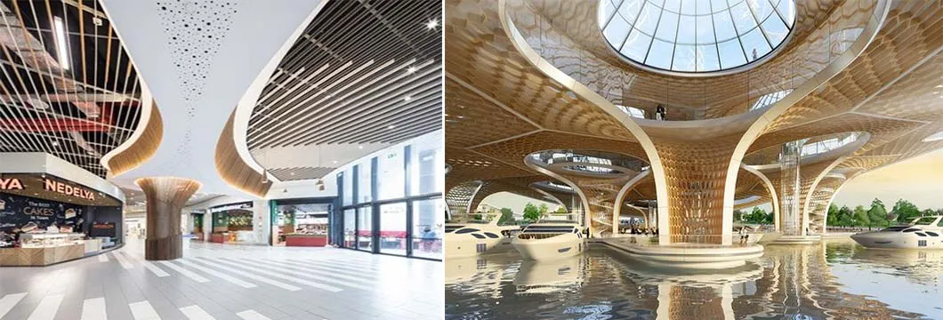 shopping mall interiors