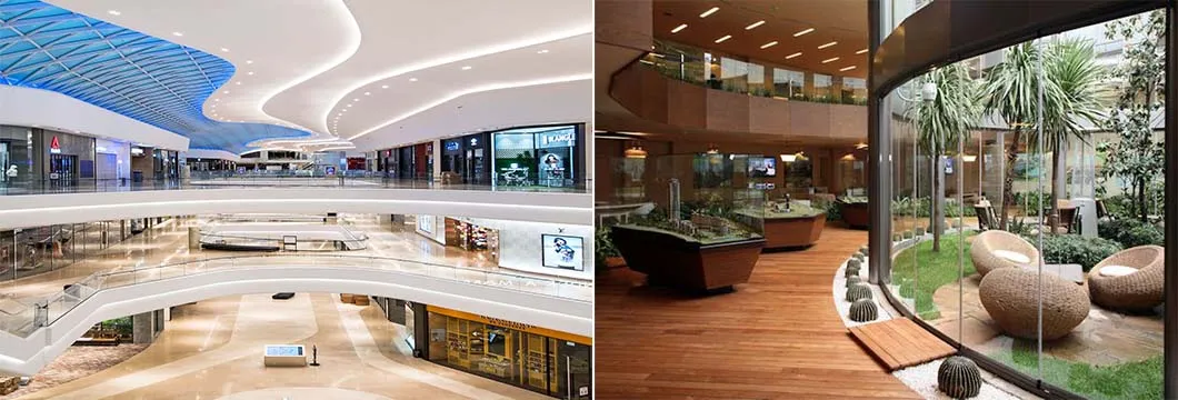 shopping mall interiors