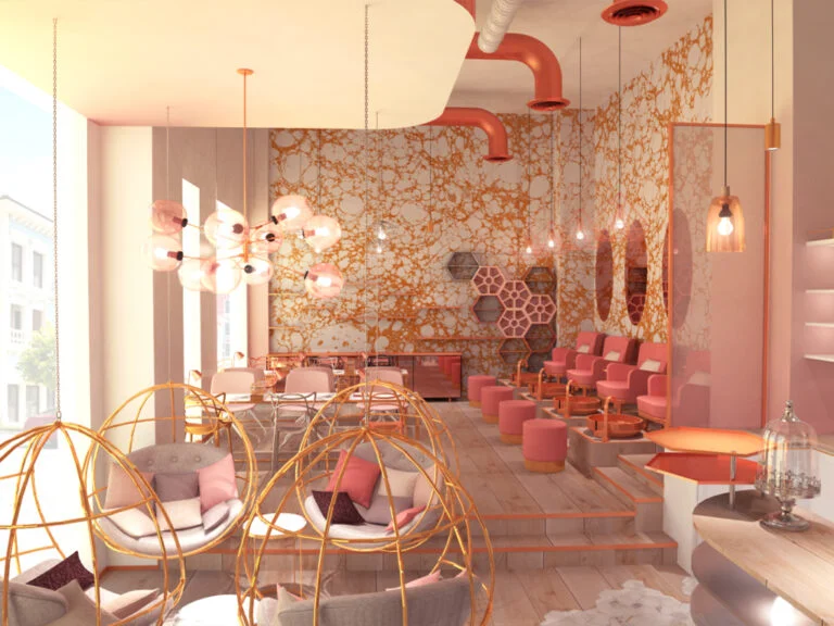 spa and salon interiors