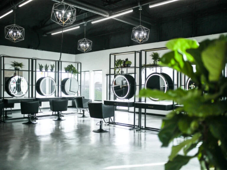 spa and salon interiors
