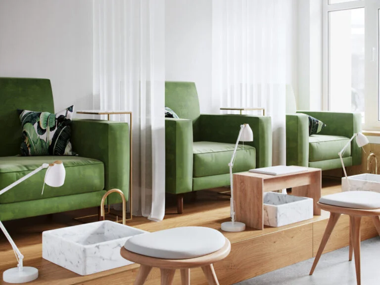 spa and salon interiors