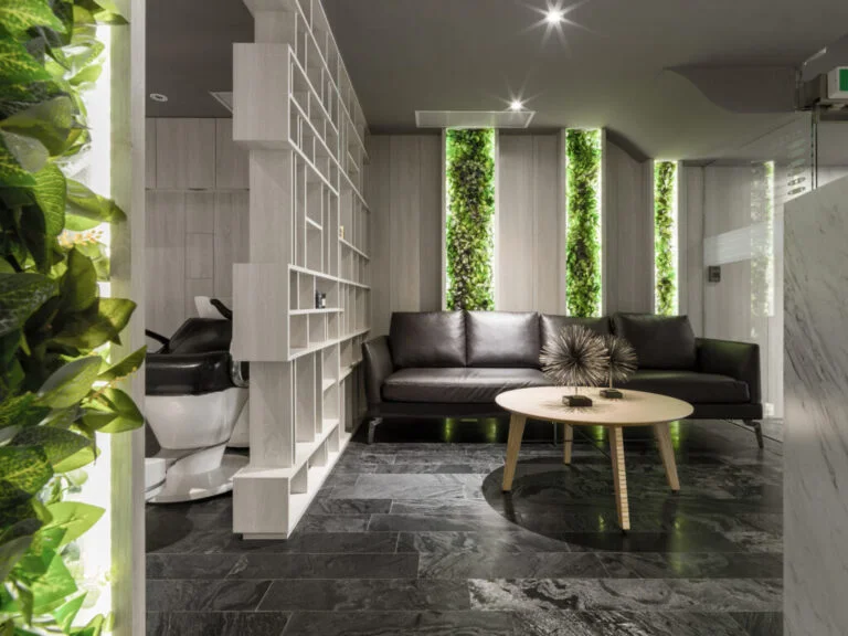 spa and salon interiors