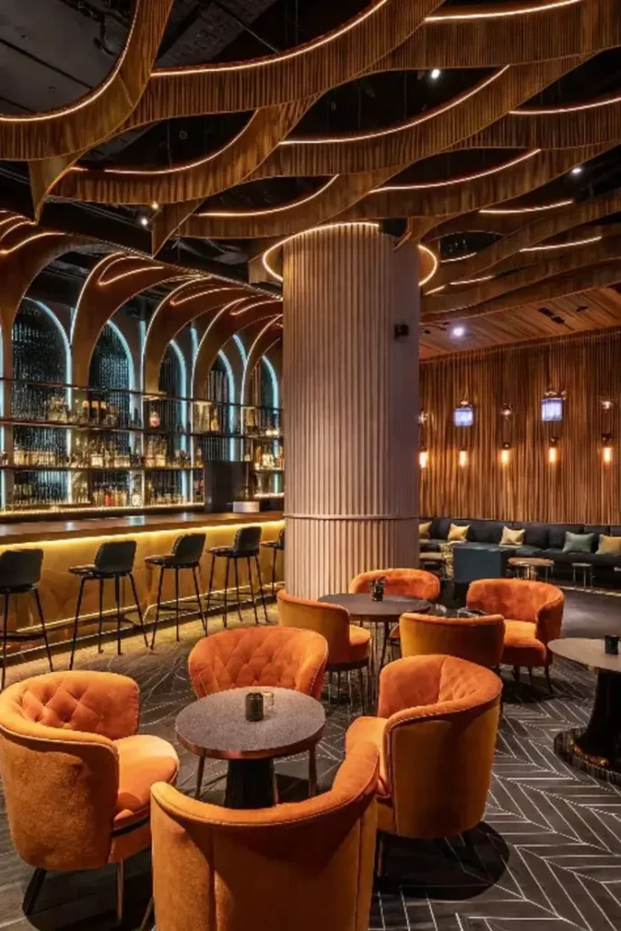 Luxe & Glamorous restaurant design