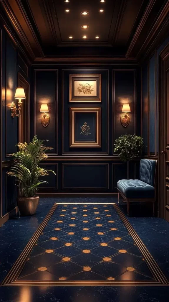 blue design for restaurants