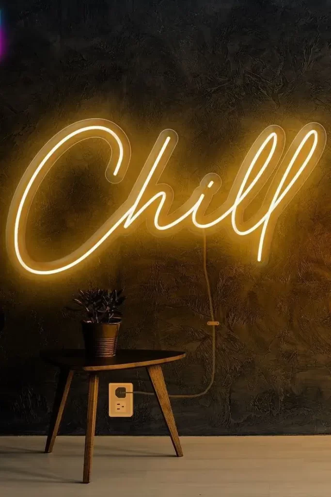 led neon lightnings