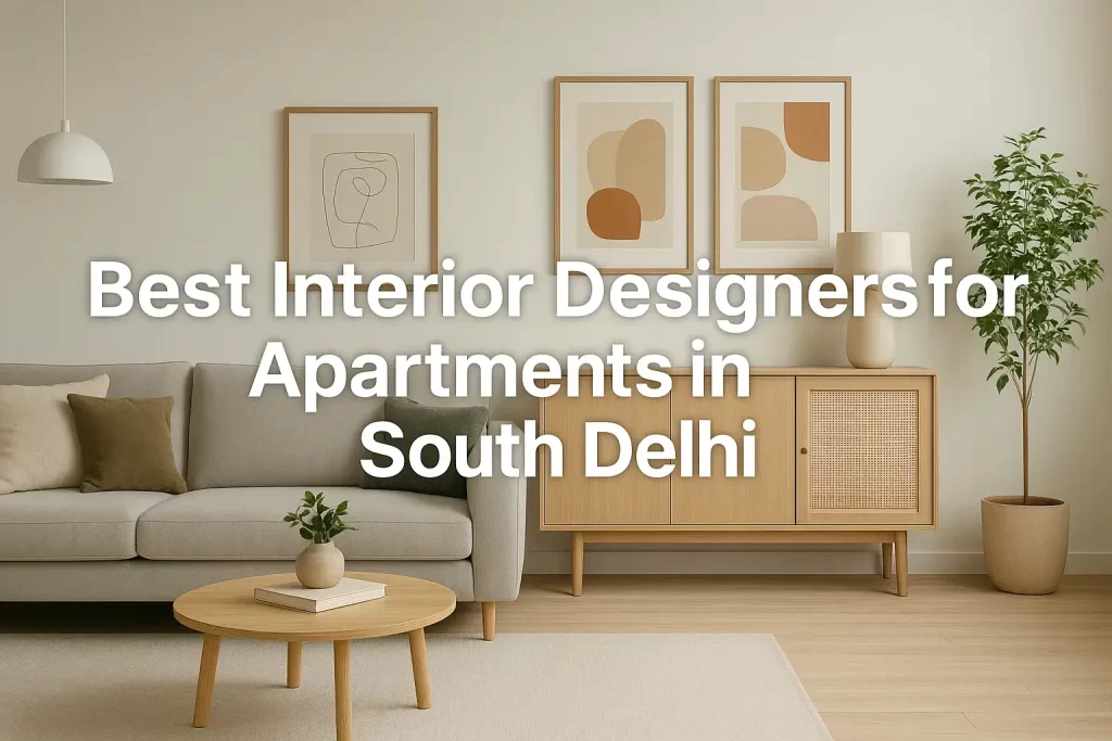 Best Interior Designers for Apartments in South Delhi