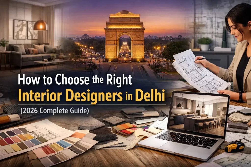 Choose the Right Interior Designers in Delhi