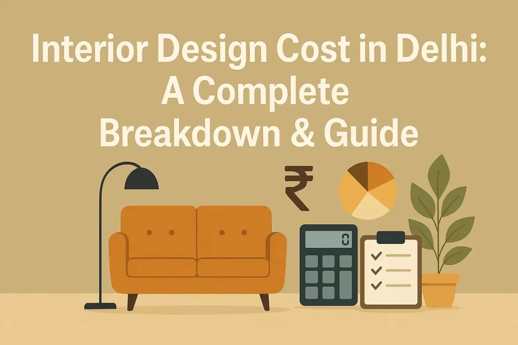 Interior Design Cost in Delhi