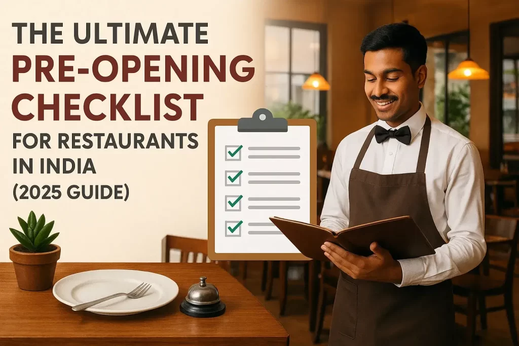 Pre-Opening Checklist for Restaurants