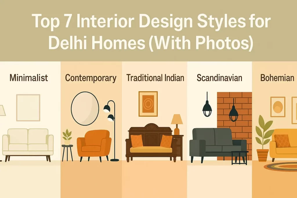 Top 7 Interior Design Styles for Delhi Homes (With Photos)