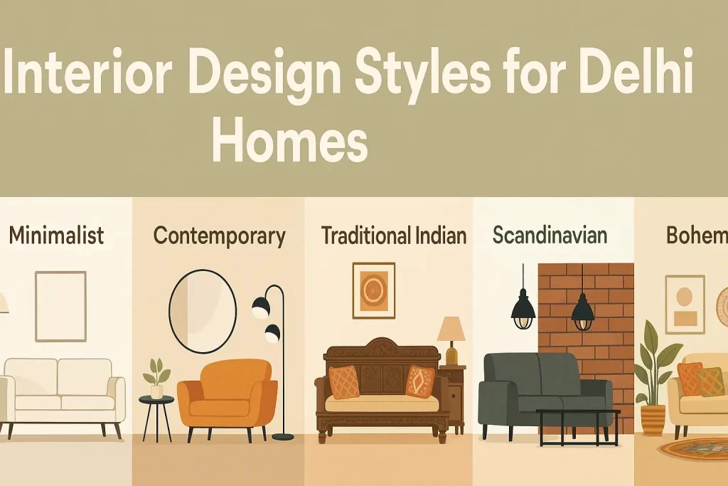 Interior Design Styles for Delhi Homes