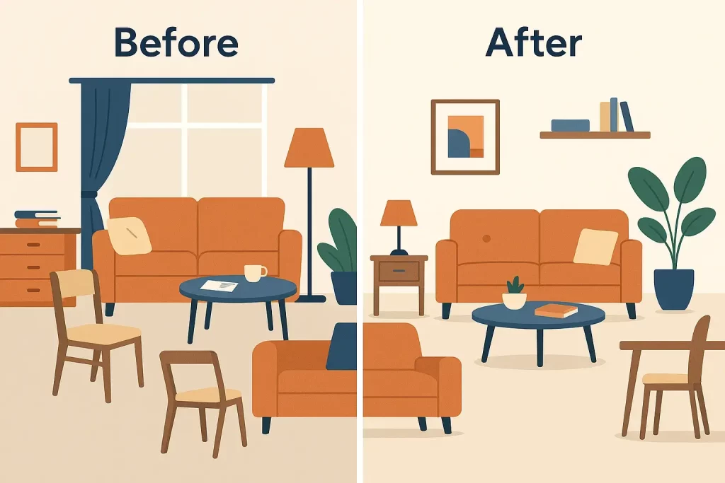 7 common interior design mistakes- ignoring space planning
