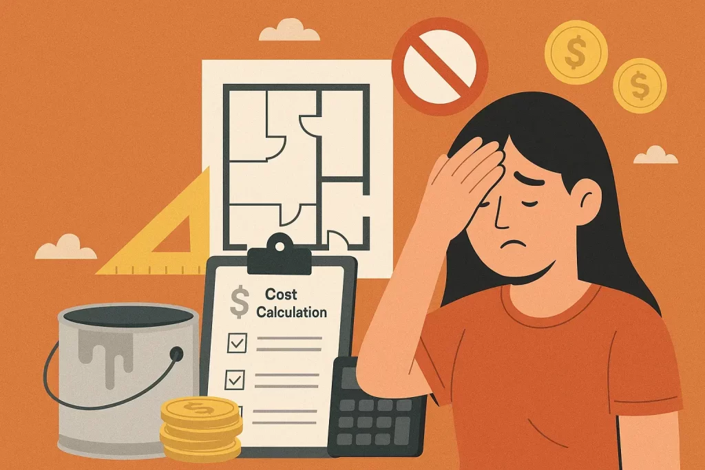 budget mistakes for your interior projects