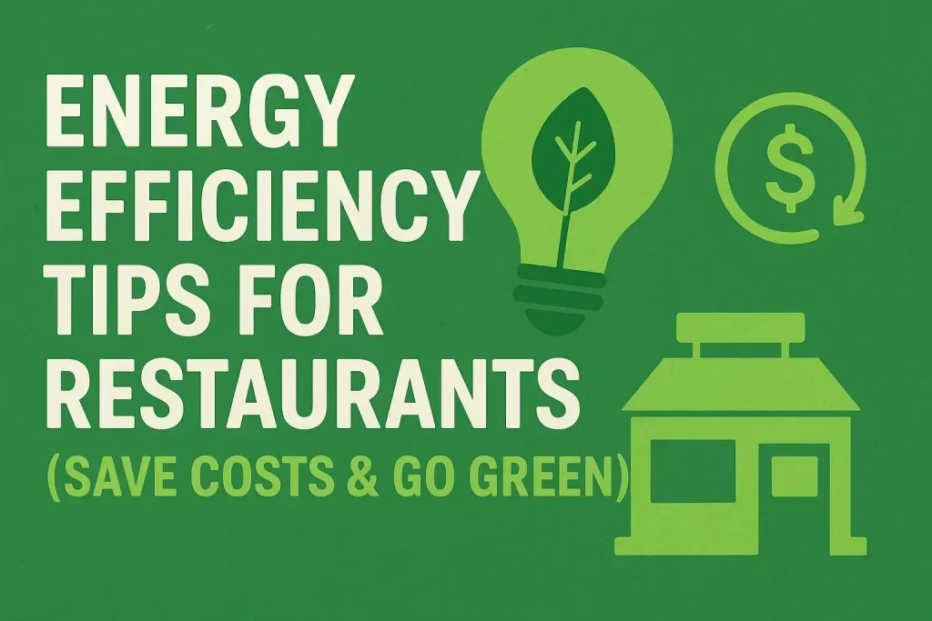 Energy Efficiency Tips for Restaurants: Save Costs & Go Green