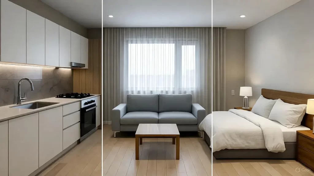 Cost Breakdown: Modular Kitchen, Living Room & Bedroom Design in Delhi