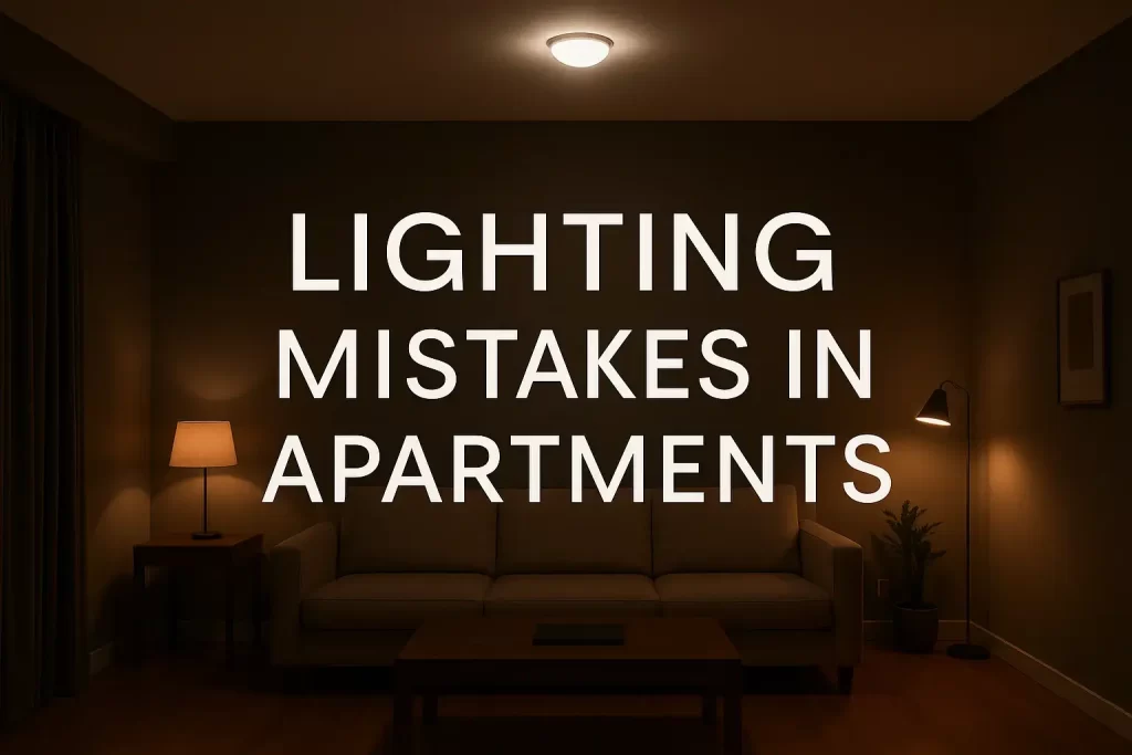 lighting mistakes in apartment