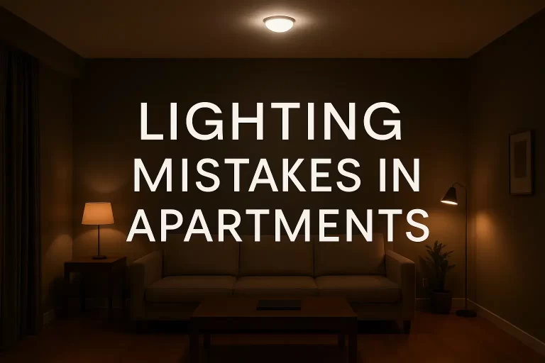 lighting mistakes in apartment