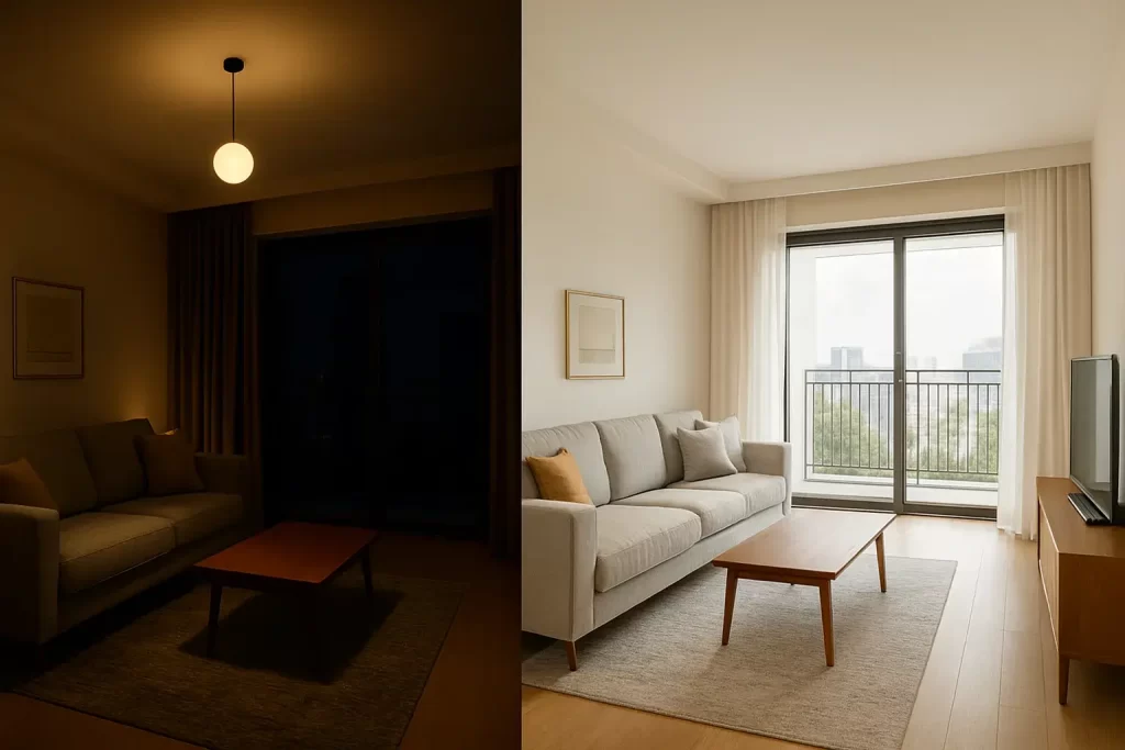 lighting mistakes in apartment