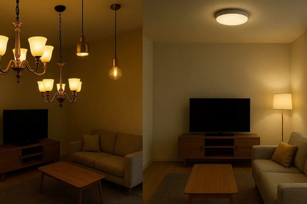 lighting mistakes in apartment