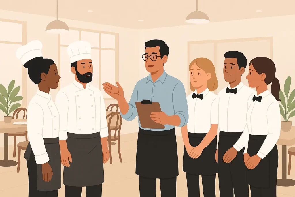 optimize restaurant service workflow