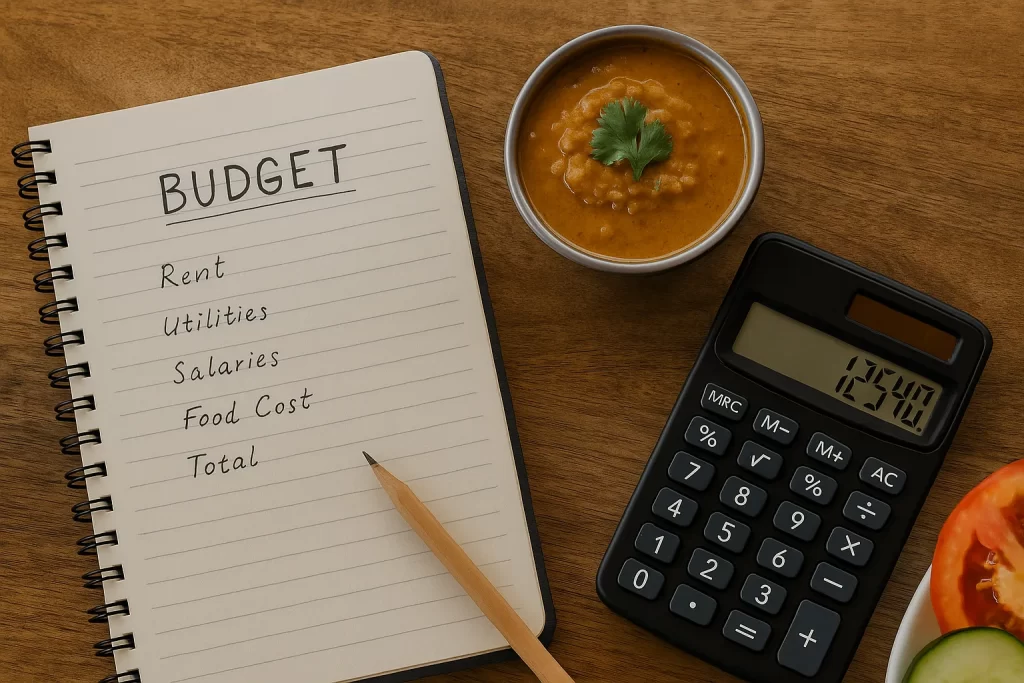 restaurant budget plan